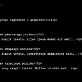 Co to jest znacznik HTML? Podstawy tworzenia stron WWW