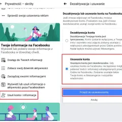 Jak dezaktywować konto na FB w aplikacji - szybki poradnik