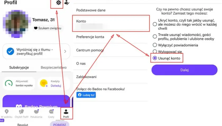 Jak usunąć konto na Badoo w aplikacji? Prosta instrukcja krok po kroku