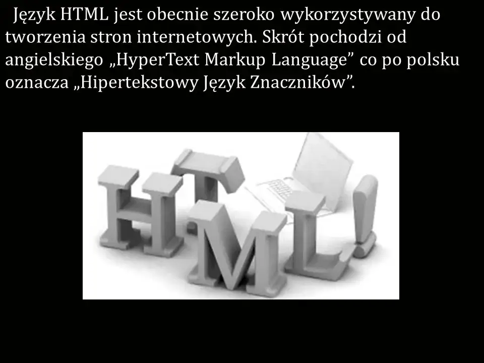 Zdjęcie Co oznacza skrót HTML? Poznaj tajniki języka stron internetowych